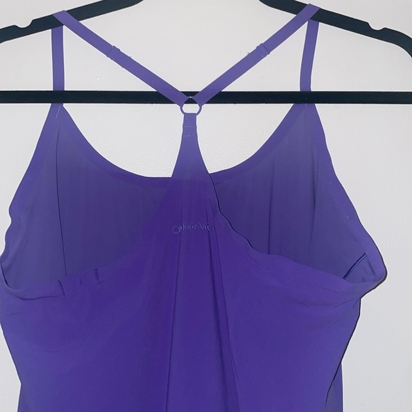 Purple Outdoor Voices exercise dress with biker shorts attached inside size M - Picture 4 of 7